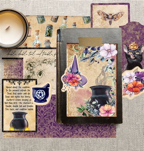 Discovering the Magic of Witchy Junk Journal Ephemera